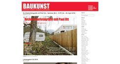 Desktop Screenshot of baukunst.abk-stuttgart.de