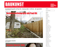 Tablet Screenshot of baukunst.abk-stuttgart.de